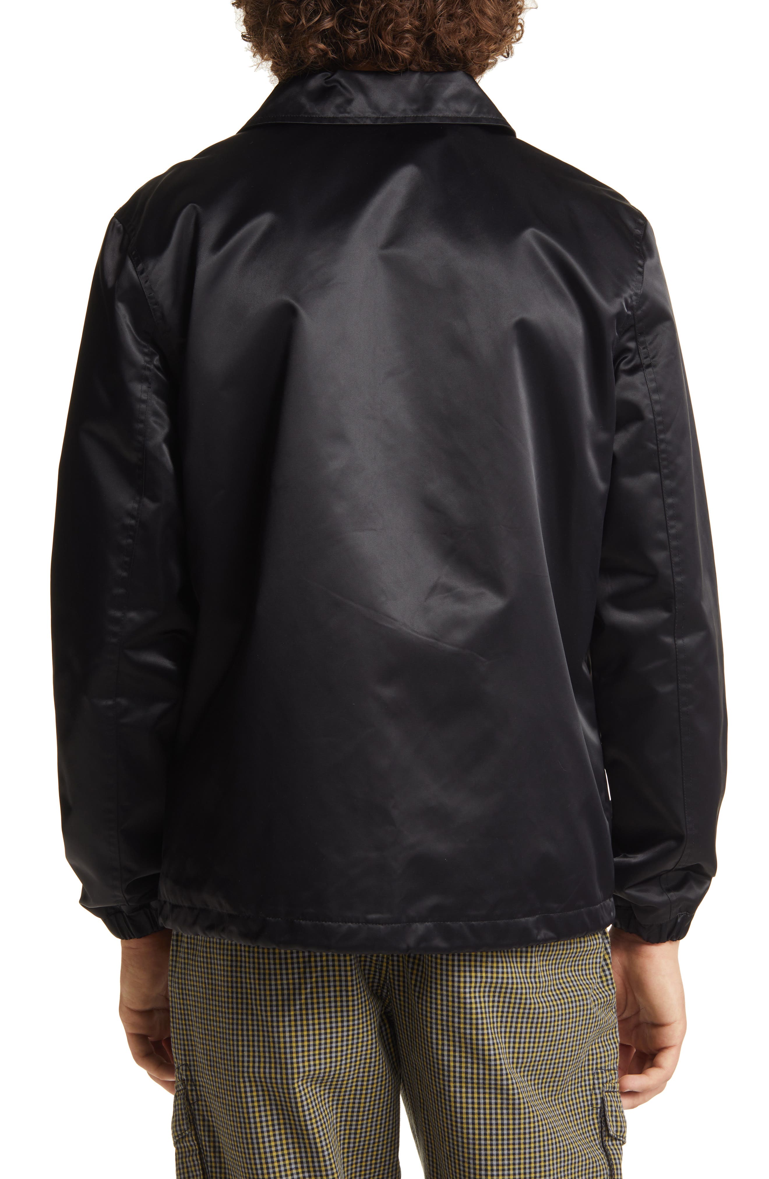 BP. Palm Tree Peace Patch Satin Coach's 