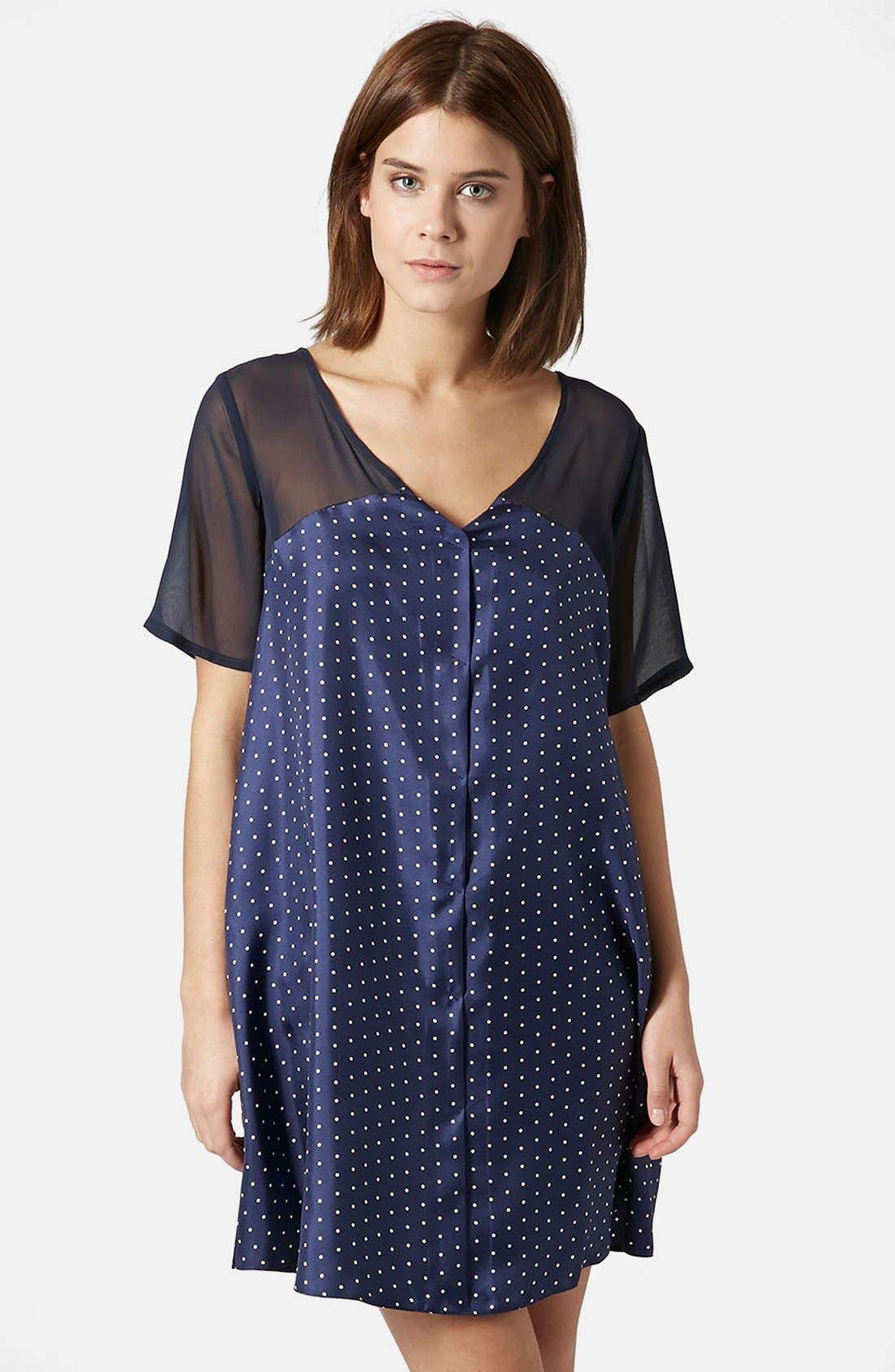 topshop silk dress