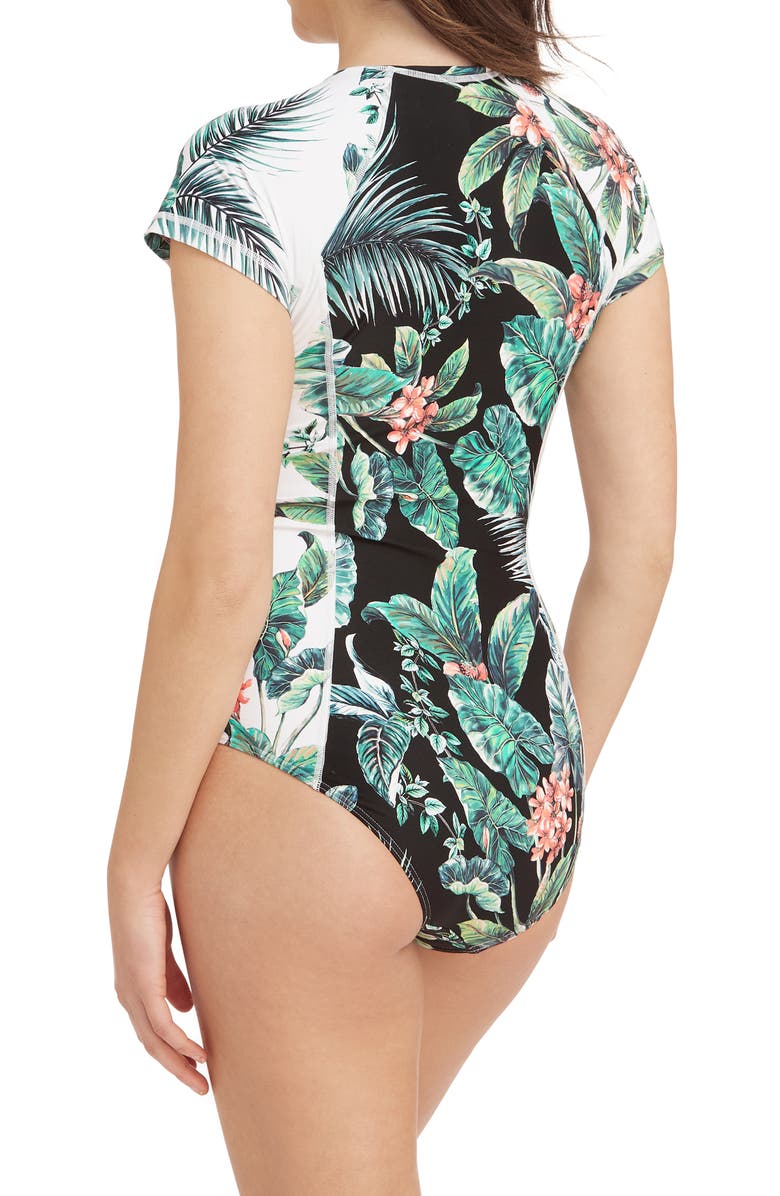 Sea Level Short Sleeve Front Zip One Piece Swimsuit Nordstrom Sea Level Short Sleeve Front Zip One Piece Swimsuit Nordstrom