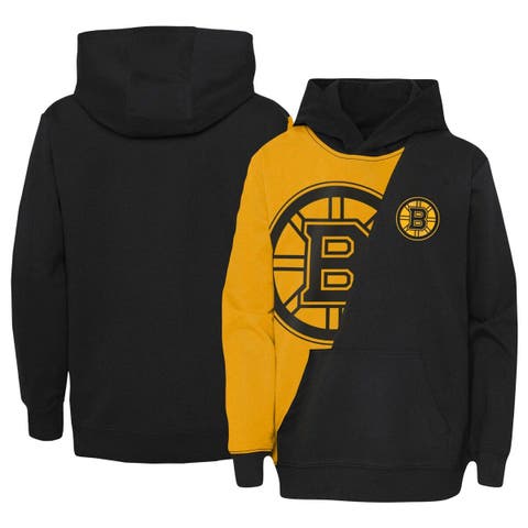 Youth Black Boston Bruins Ageless Must-Have Lace-Up Pullover Hoodie