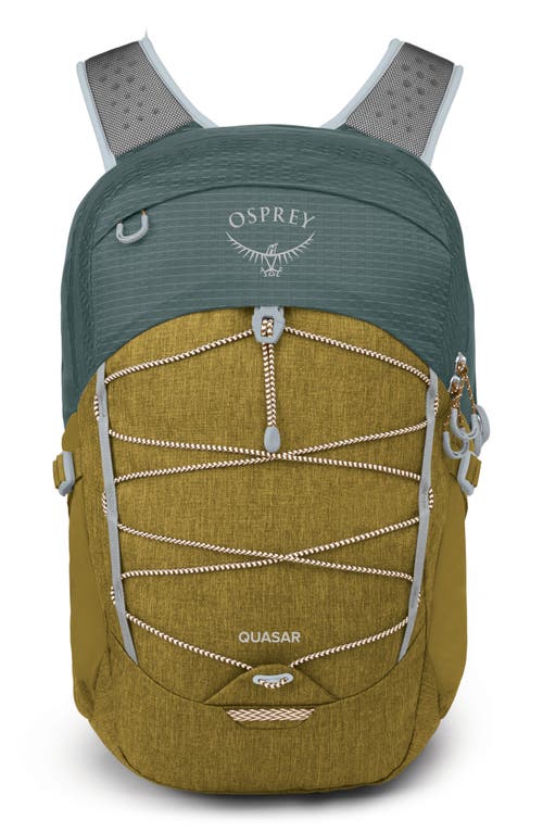 Quasar 26-Liter Backpack in Green Tunnel/Brindle Brown