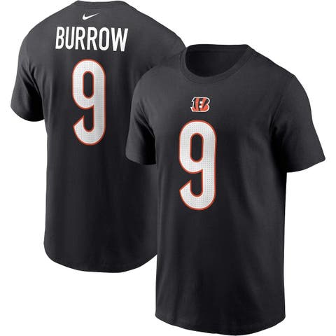 Men's Fanatics Branded Joe Burrow Black Cincinnati Bengals Name & Number  Tri-Blend Tank Top