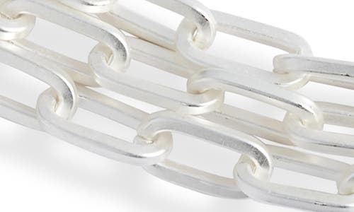 Karine Sultan Layered Chain Necklace In Silver