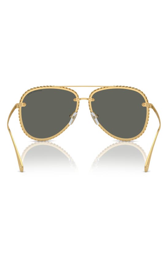 Shop Michael Kors Portofino 59mm Pilot Sunglasses In Gold