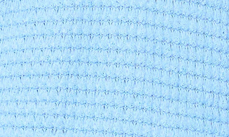 Gibsonlook Courtside Open Stitch Sweater In Cornflower Blue