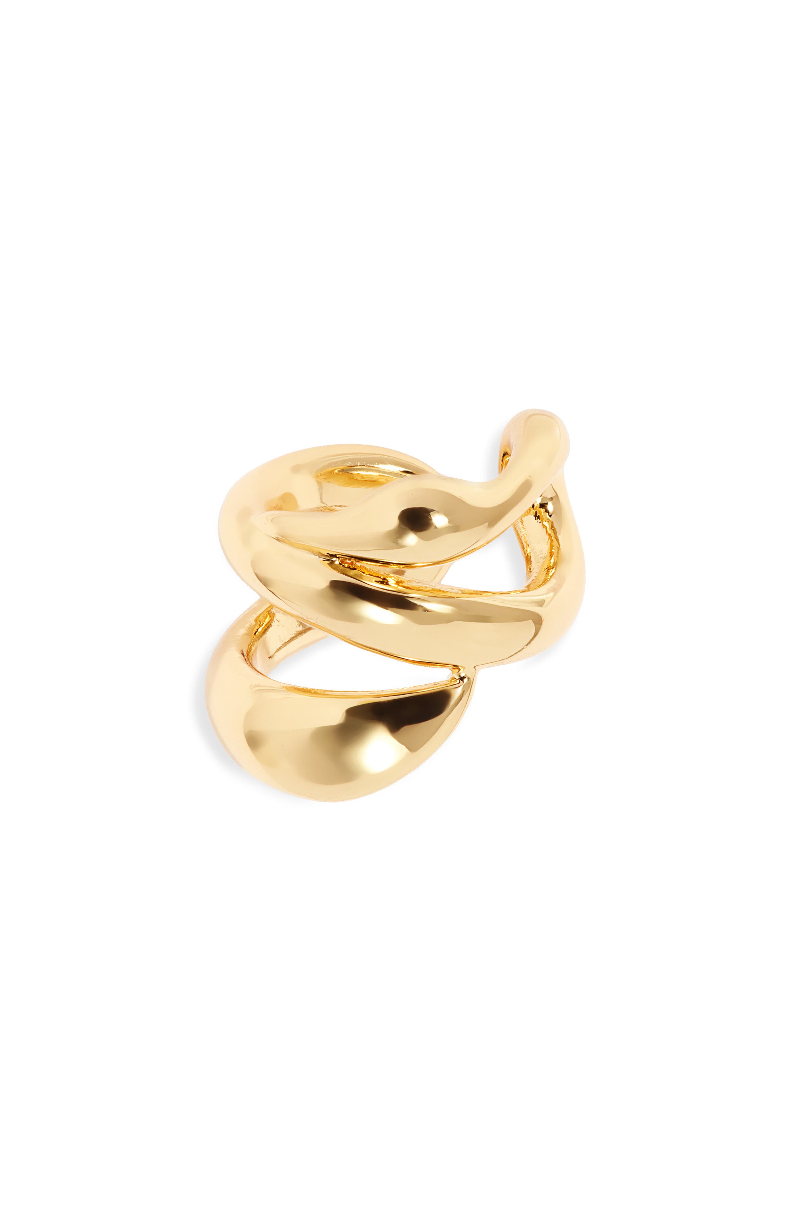 Jenny Bird Celeste Ear Cuff in High Polish Gold 