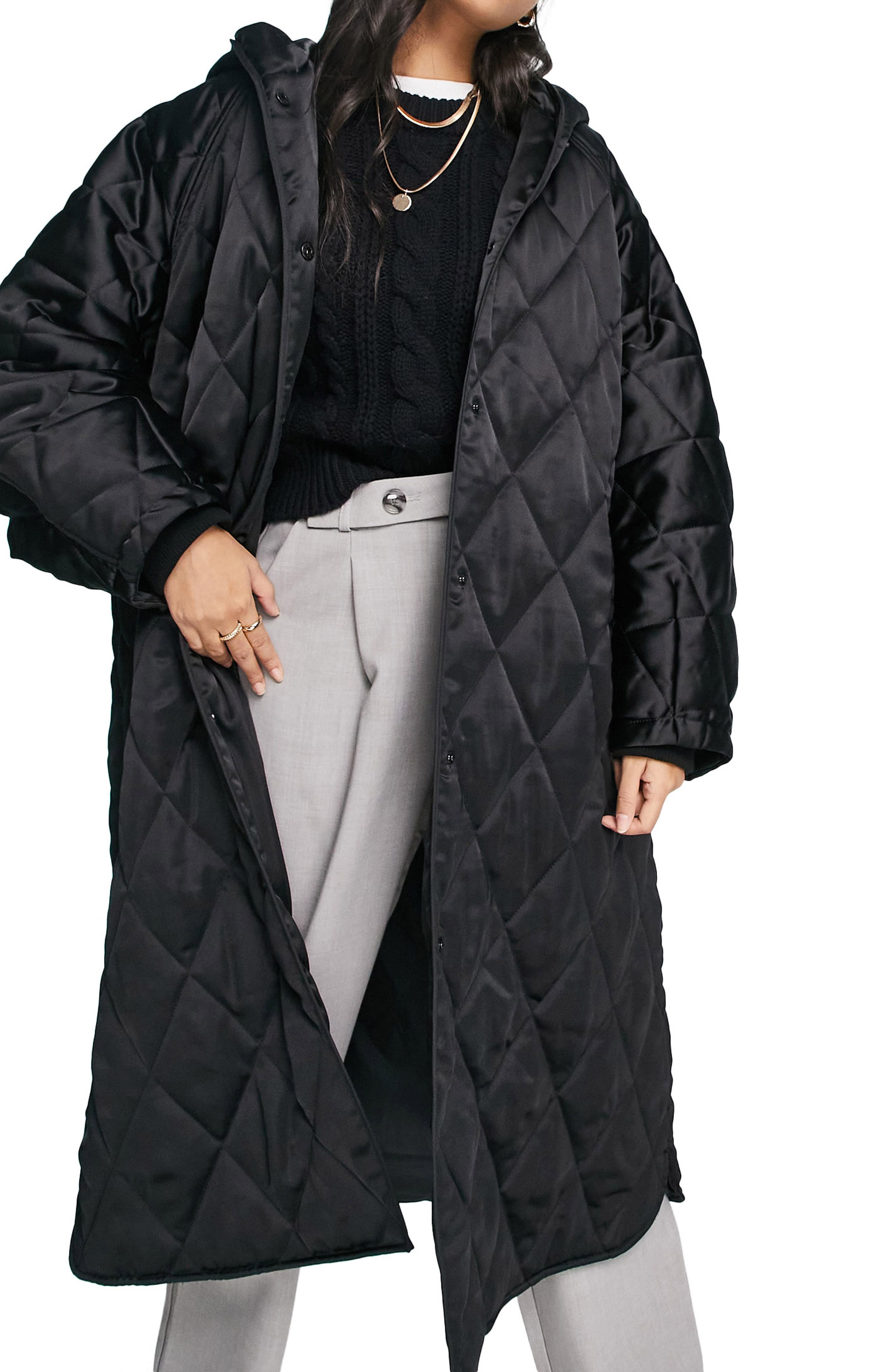 black dressy coats