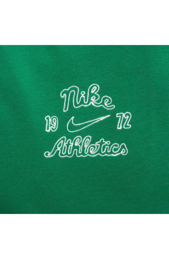 Shop Nike Club French Terry Pullover Hoodie In Malachite