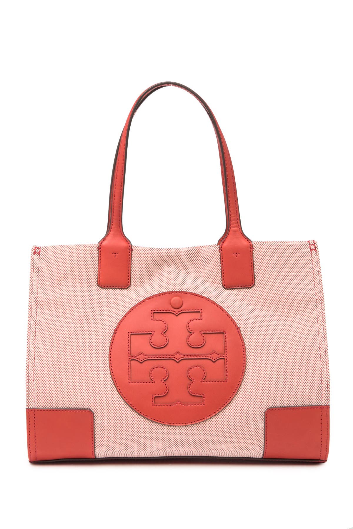 tory burch ella canvas mini tote