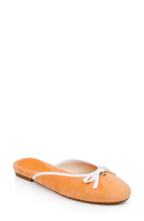 Athens Terry Cloth Mule in Orange