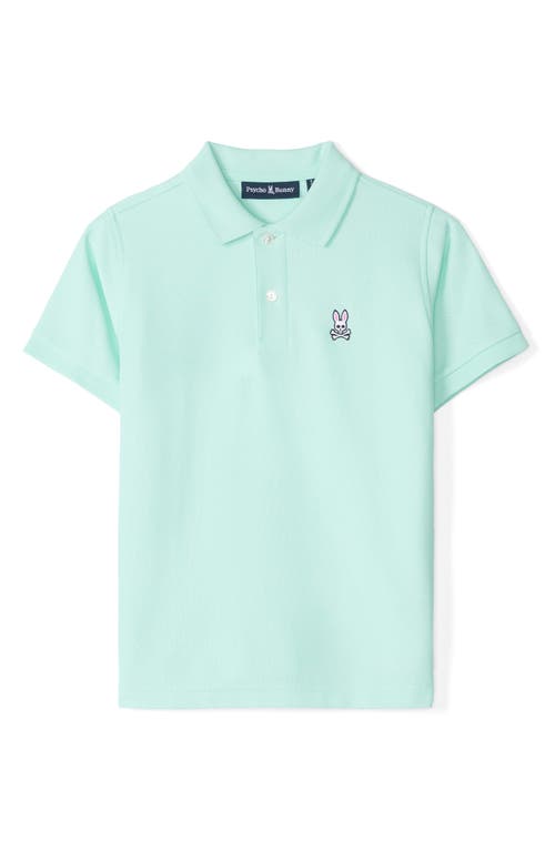 Psycho Bunny Kids' Classic Cotton Piqué Knit Polo at