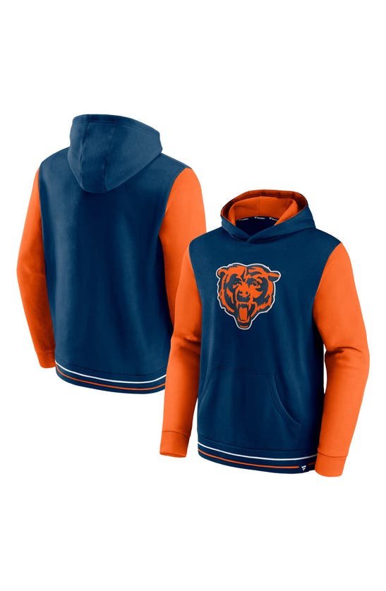 Men's Chicago Bears Fanatics Branded Navy Extra Point Pullover