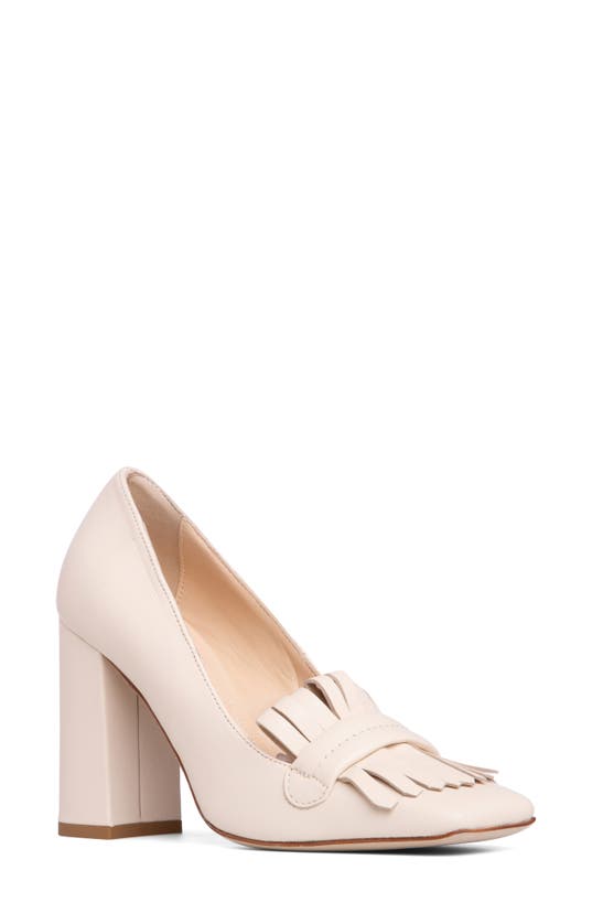 Shop Beautiisoles Loretta Pump In Off White