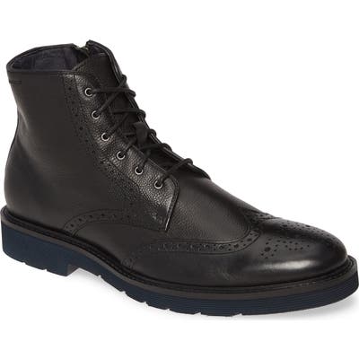J & m 1850 Kinley Wingtip Boot, Black
