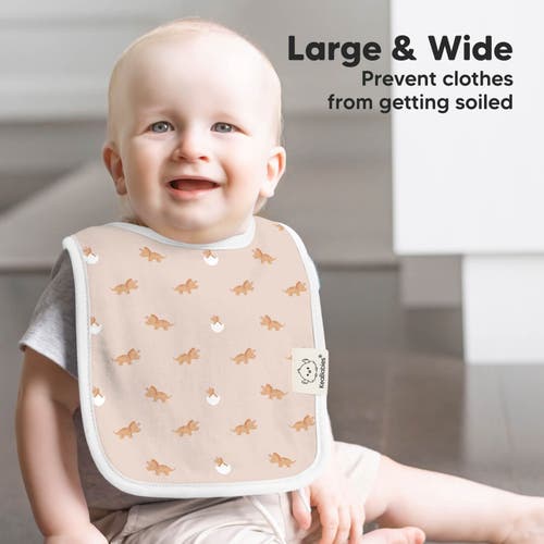 Keababies 8-pack Coast Drool Bibs In Roarsome