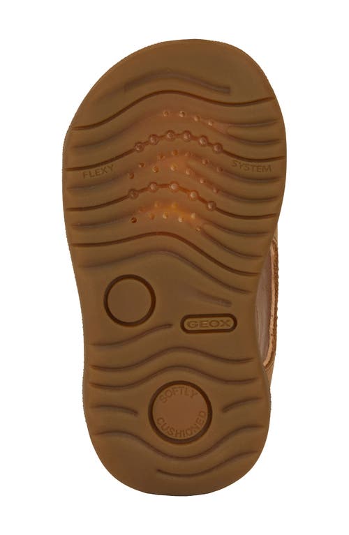 Shop Geox Kids' Macchia Sandal In Caramel/navy