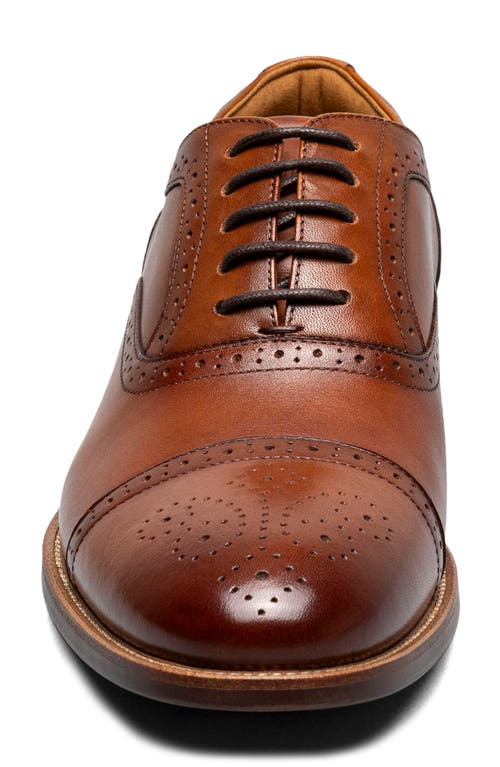 Florsheim Rucci Cap Toe Oxford In Cognac