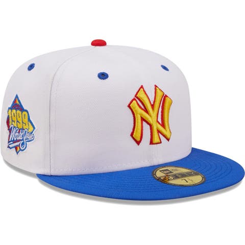 New Era White/navy New York Yankees Spring Training Bird 9fifty Snapback  Adjustable Hat