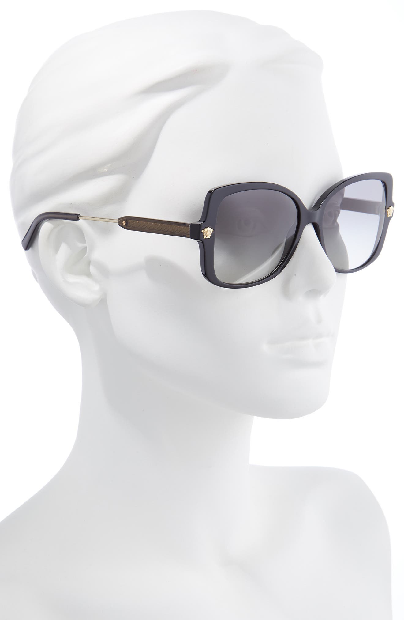 versace 56mm butterfly sunglasses