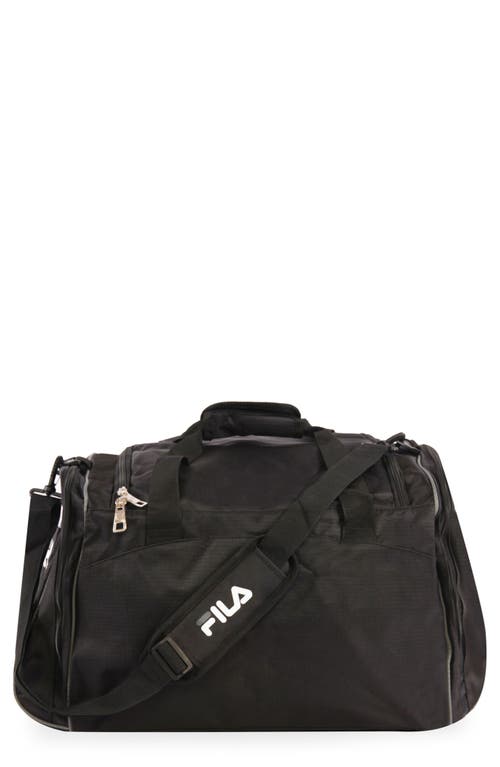 Fila Acer 25-inch Duffle Bag In Black/grey