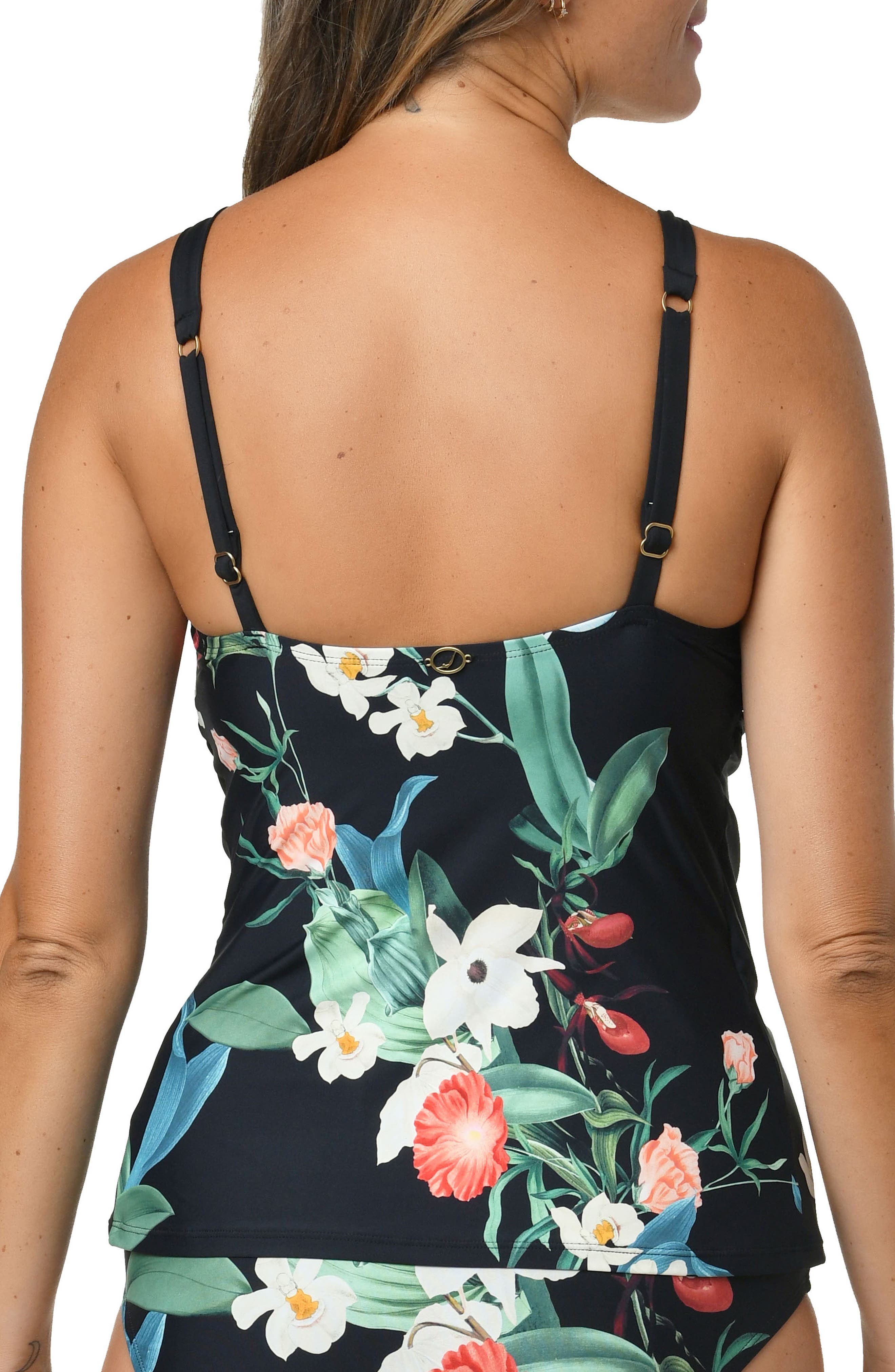 JANTZEN Audrey Draped Tankini Swim Top Nordstromrack