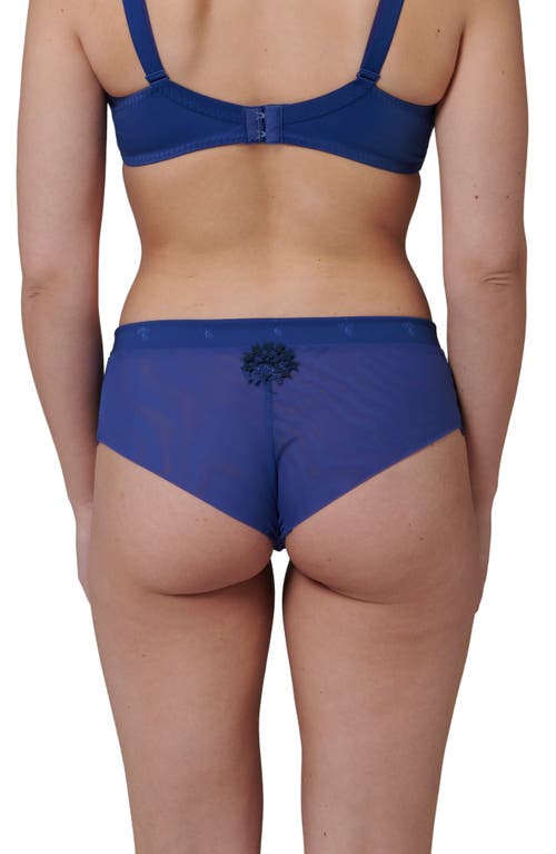 Simone Perele Wish Underwire Plunge Bra In Electric Blue
