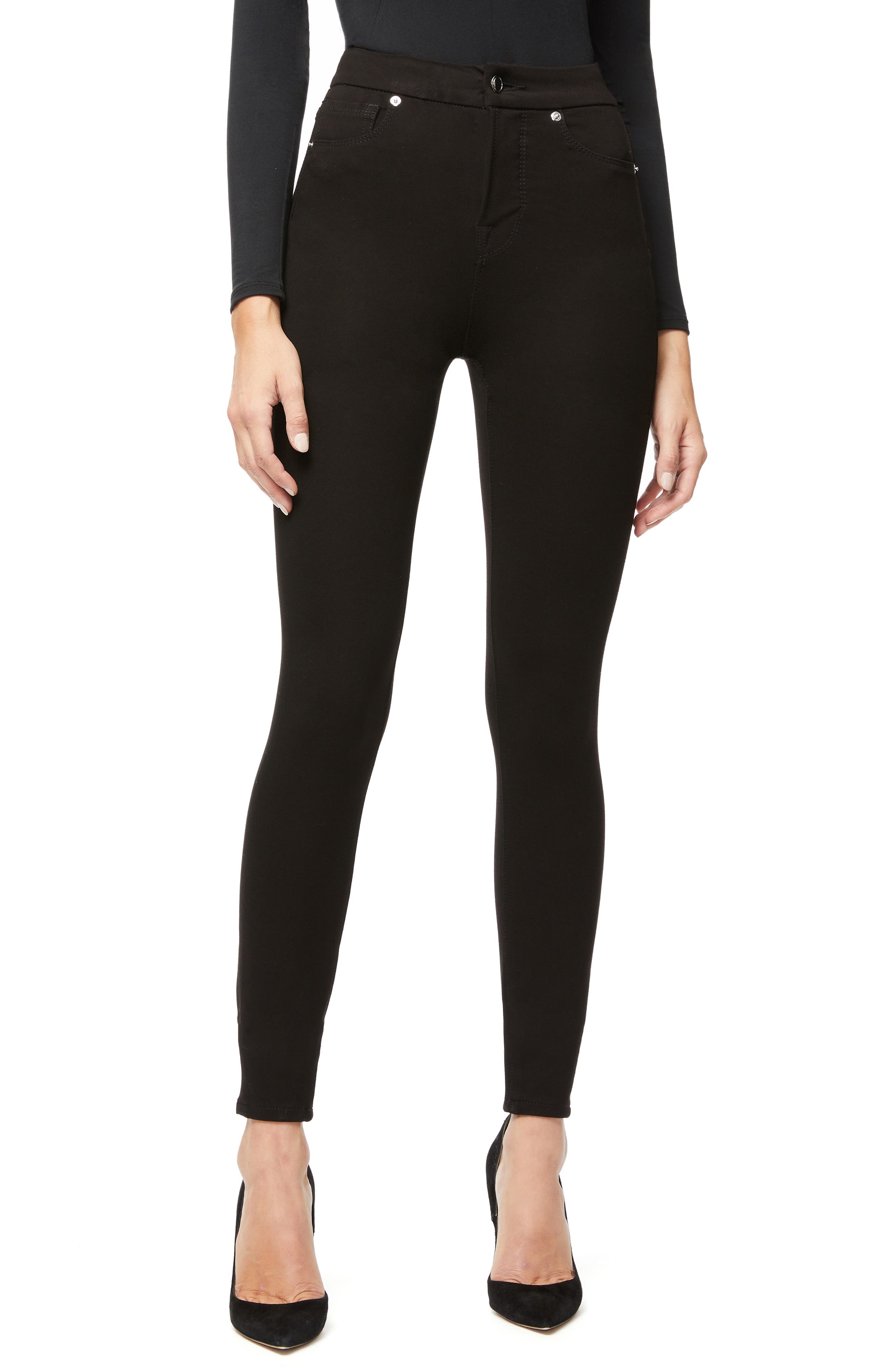 good american black pants