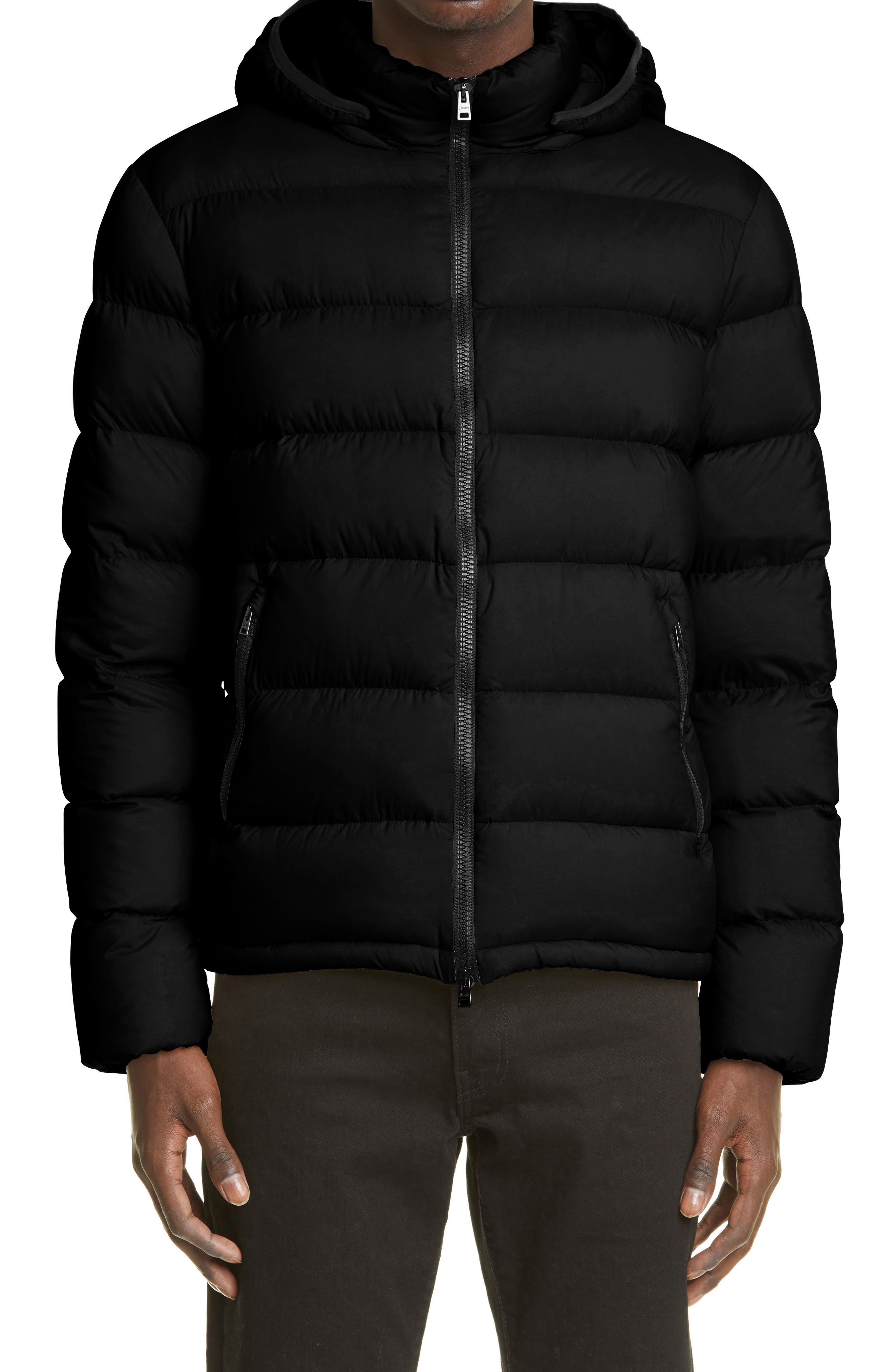 matte black puffer jacket