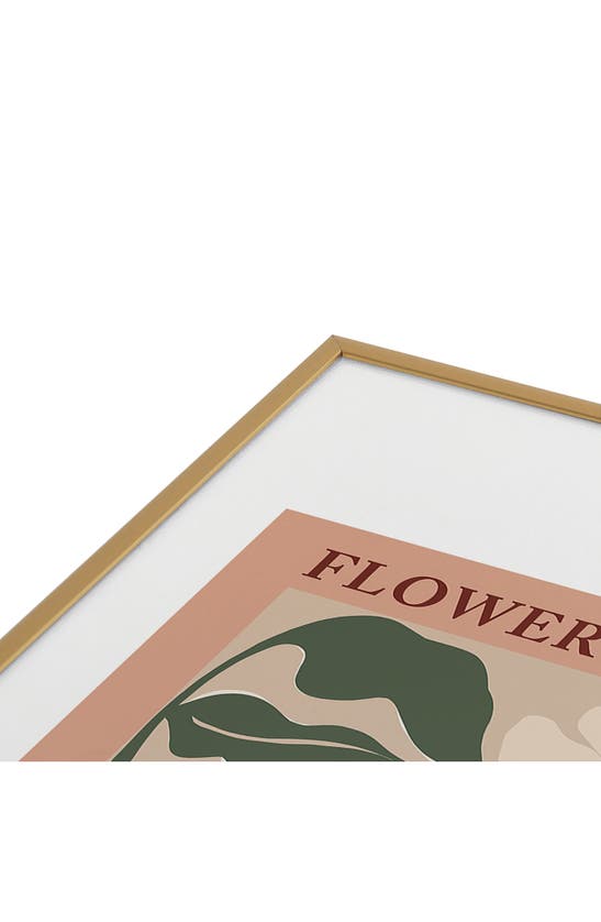 Deny Designs Flower Market Framed Art Print In Pink