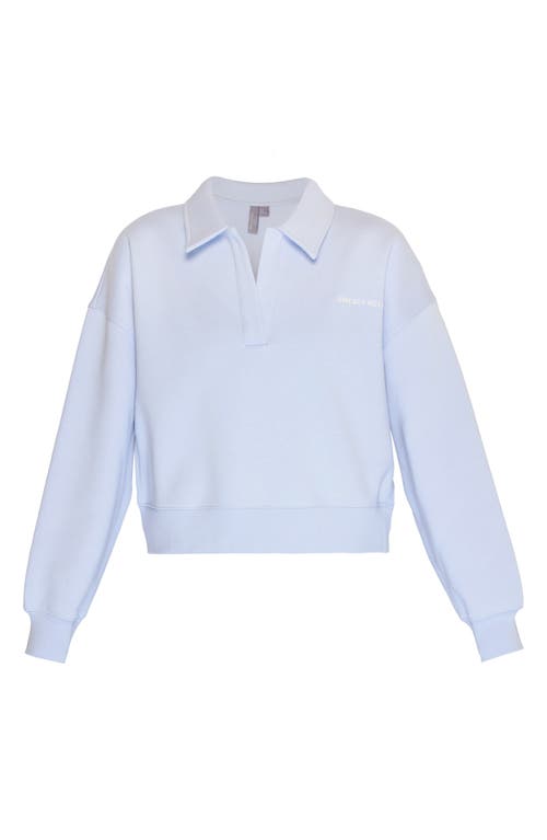 Shop Sweaty Betty The Elevated Sweatshirt In Salt Blue