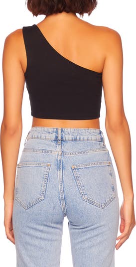 One-Shoulder Crop Top