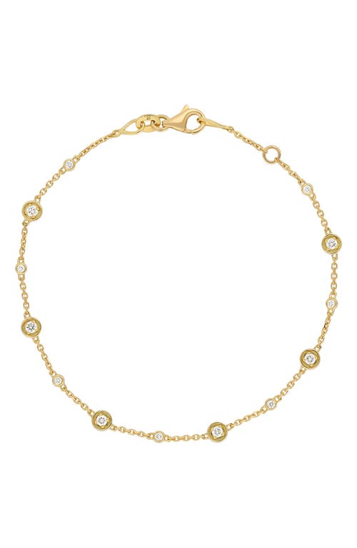 Bony Levy Monaco Diamond Bracelet in 18K Yellow Gold at Nordstrom, Size 7