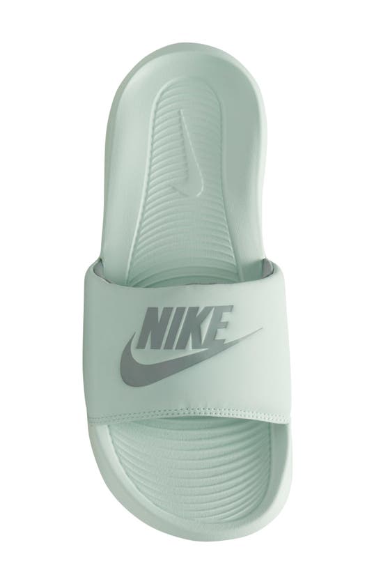 Nike Victori Slide Sandal In Barely Green/ Dusty Sage