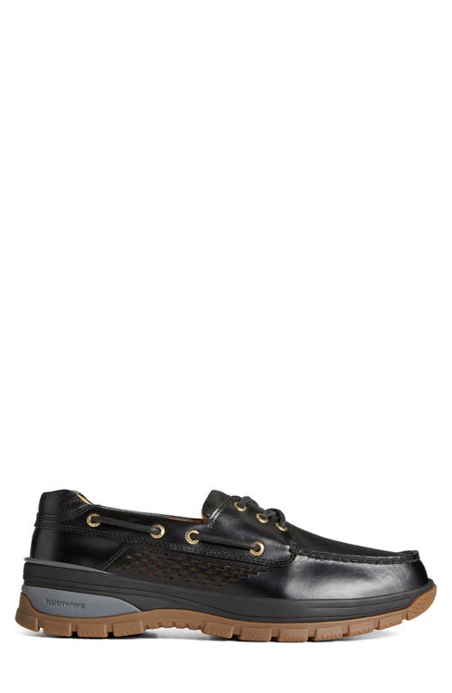 Shop Sperry Gold Billfish Boat Shoe In Black