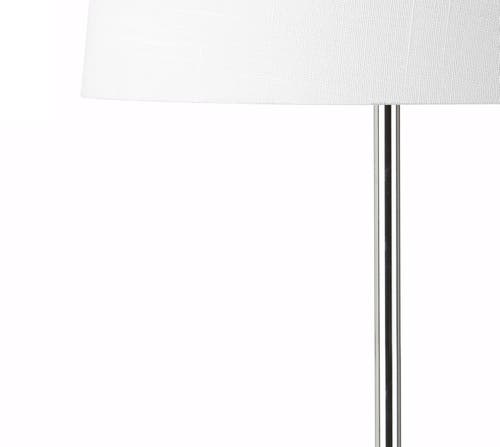 Jonathan Y Amelia Crystal Led Table Lamp In Chrome/grey
