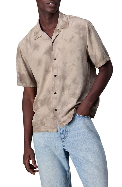 Shop Rag & Bone Avery Washed Camp Shirt In Desert