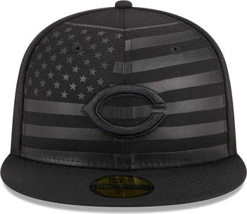 Cincinnati Reds New Era Authentic Collection On-Field 59FIFTY Fitted Hat - Black/Red 7