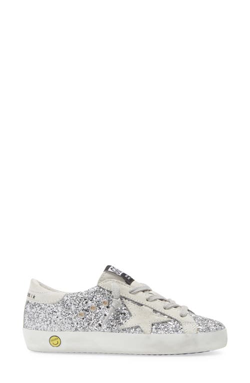 Shop Golden Goose Old School Low Top Sneaker In Silver/ice