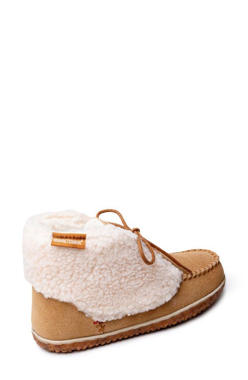 MINNETONKA MINNETONKA TORREY FAUX FUR LINED SLIPPER BOOTIE