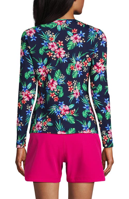 LANDS' END LANDS' END LONG SLEEVE RELAXED UPF 50 RASH GUARD