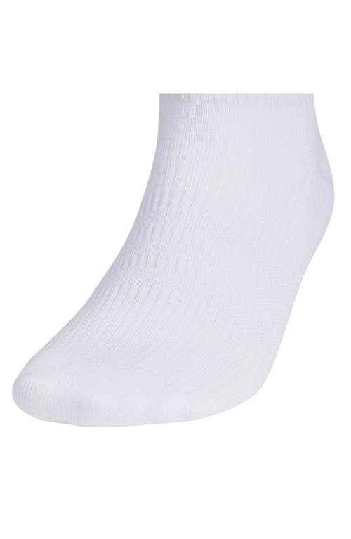 Shop Adidas Originals Adidas 6-pack Superlite Quarter Socks In White/black