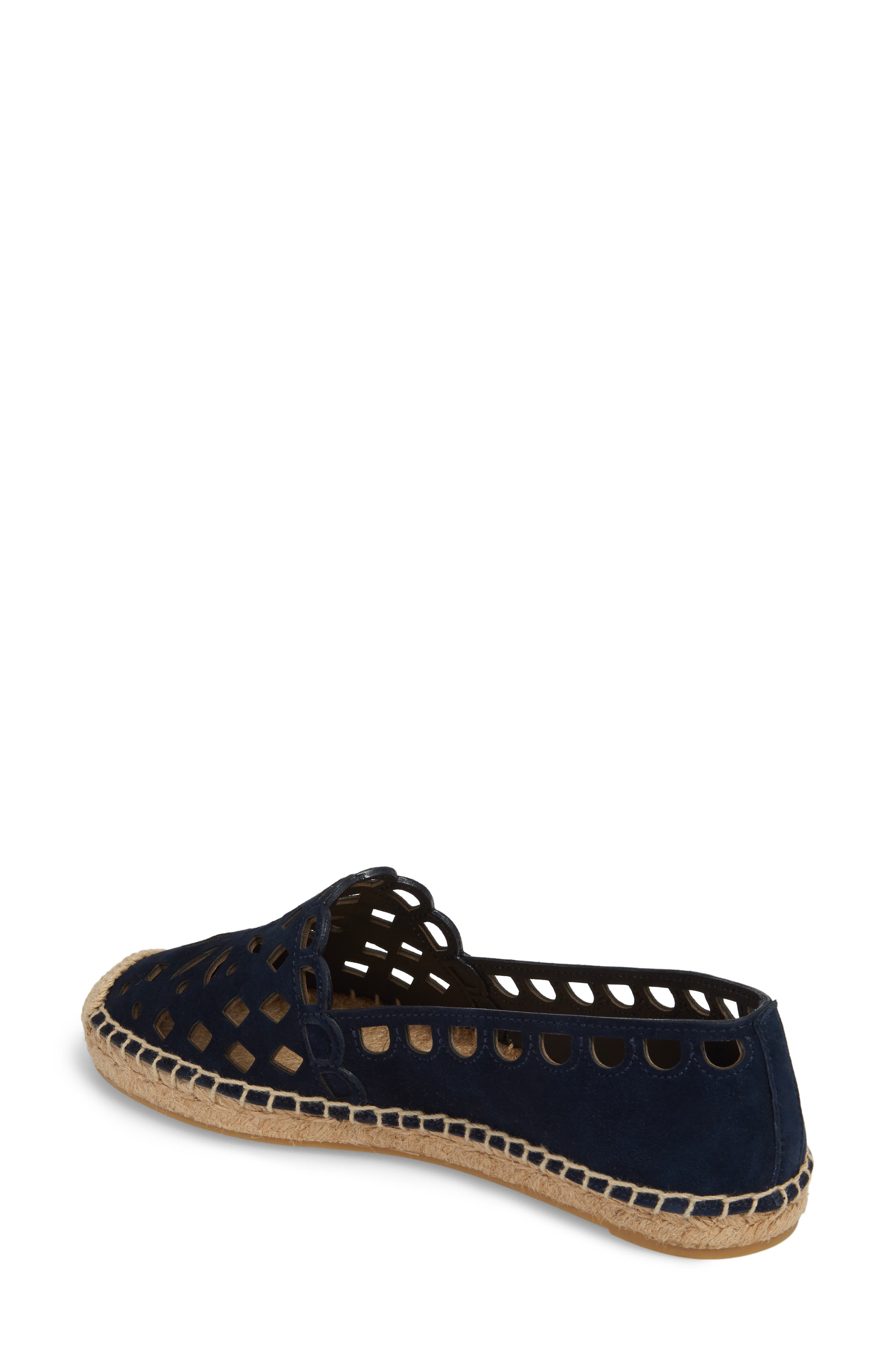 tory burch may perforated espadrille flat