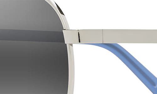 Maui Jim Seacliff 61mm Polarized Aviator Sunglasses In Silver/grey Gradient