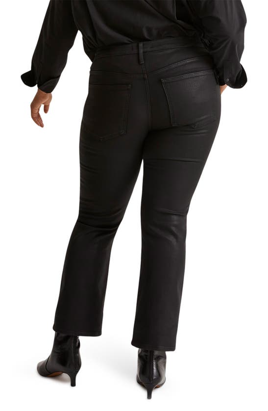 MADEWELL MADEWELL KICK OUT COATED CROP JEANS 