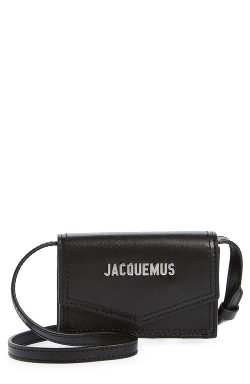 Jacquemus Le Port Azur Envelope Neck Pouch in Black