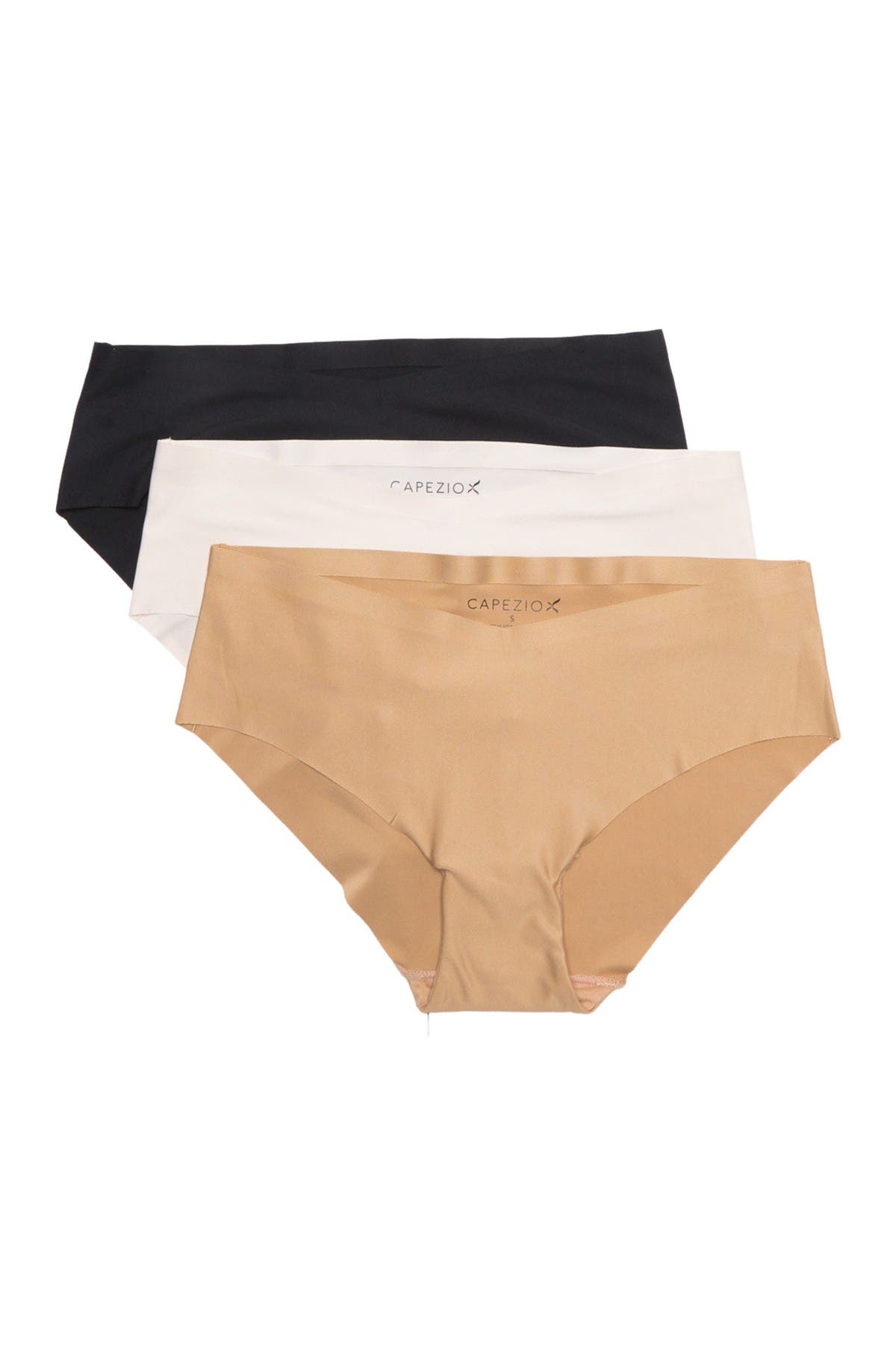 Studio By Capezio Seamless Hipster Panties In Nude/ Cream/ Black