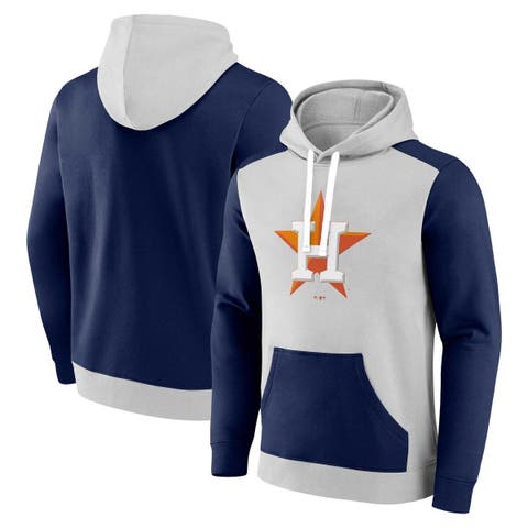 Men's Houston Astros Pro Standard Navy Mash Up Logo Pullover Hoodie