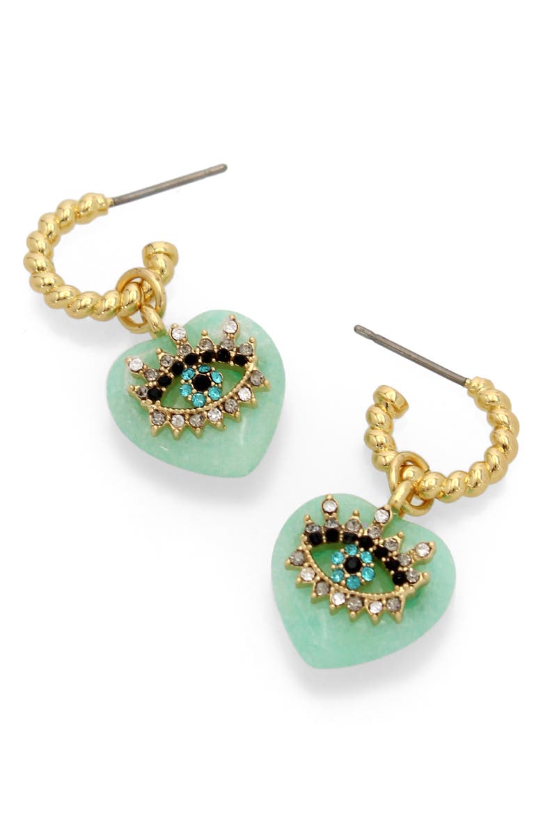 Kurt Geiger London Evil Eye Huggie Drop Earrings | Nordstrom