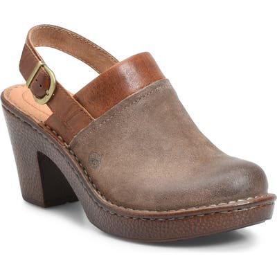 B?rn Vidar Slingback Clog, Brown