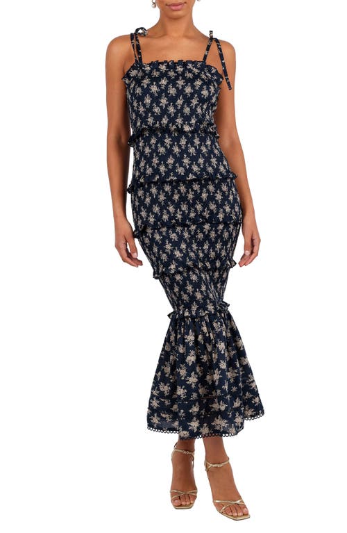 Petal And Pup Petal & Pup Jazy Floral Tiered Sundress In Black